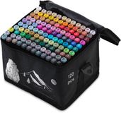 Nukido Alcohol Markers with Bag, 120 Pieces