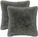 vidaXL - Kussensloop - 2 stuks - HEERLEN - Lichtgrijs - 35 x 35 cm - PV Fleece