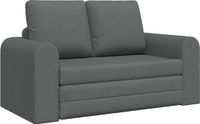 vidaXL Slaapbank Donkergrijs Stof 148 x 71 x 83 cm
