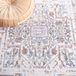 Safavieh Bohemian Indoor Hand Tufted Abstract Collection, ABT340, in Ivory / Charcoal, 60 X 91 cm