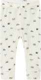 NAME IT Baby Leggings - 100% Merinowol - Gestreept - Snow White - Maat 68