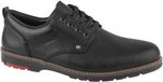 Rieker Shoes 10506 Mannen Zwart Leer Veterboots Maat 44