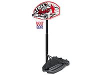 Teorema Giocattoli - Basketbalkorf met achterwand en kolommen, in hoogte verstelbaar van 180 tot 230 cm, 66860