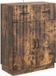 vidaXL Dressoir met lade Gerookt eiken 66 x 34,5 x 87 cm Bewerkt hout