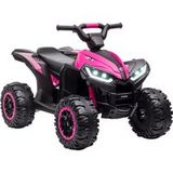 Quad électrique enfant 12V noir-rose