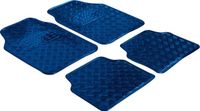WALSER Rubbermatten, Universele Auto Mat Metallic Beschermmat Blauw
