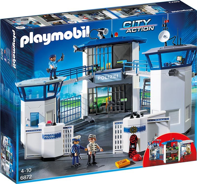 PLAYMOBIL City Action Politiebureau met gevangenis 6872 - Speelgoedset