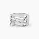 Icecat Bague Edwyna Argent Blanc
