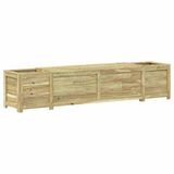 vidaXL Tuinbank met opbergruimte en plantenbak 193,5 x 40 x 41 cm