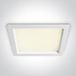 ONE Light Office Range - spot encastré - 225 x 225 mm, 205 x 205 mm encastré - 30W LED inclus - IP44 - blanc