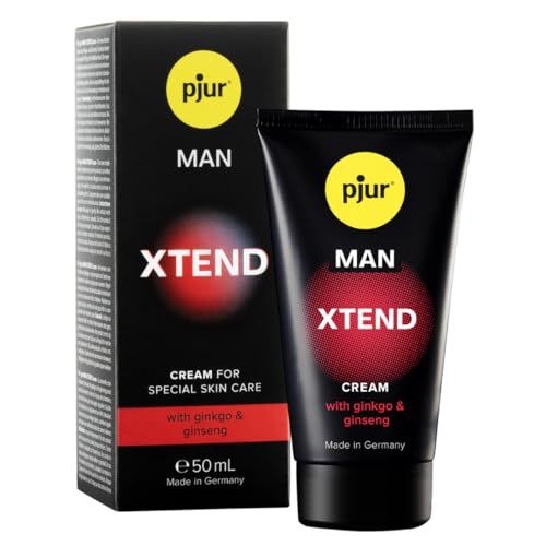 pjur MAN XTEND Cream - Erectiecrème voor mannen die meer willen - met ginkgo- en ginsengextract voor langer plezier (50ml)
