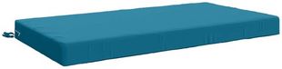 vidaXL Coussin de siège SOEST 100% Polyester Bleu clair 120 x 80 x 10 cm