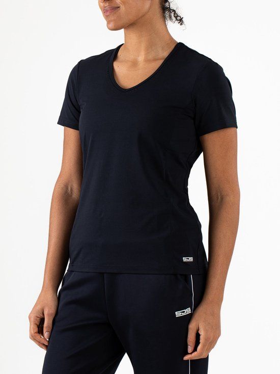 Sjeng Sport ISADEE Sportshirt Dames - Blauw/Donkerblauw