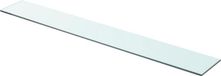 vidaXL Wandschap transparant 90x12 cm glas
