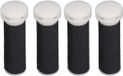 Dailygoods - Rouleau de remplacement pour lime à pieds 4 Pièces - Noir