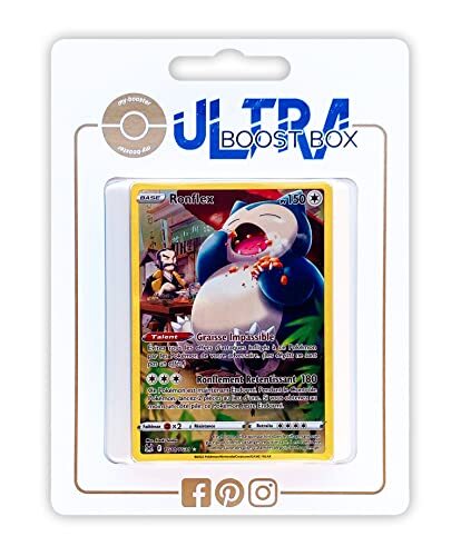 my-booster Ronflex (Snorlax) TG10/196 Shiny Full Art - Myboost X Epée et Bouclier 11 Origine Perdue - Doos met 10 Franse Pokemon kaarten