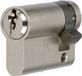 S2 Cilinder - Vernikkeld - Messing - S2 veiligheidsS6 SKG**, halve