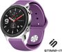 Strap-it Bracelet de montre connectée en silicone - Convient pour Xiaomi Amazfit GTR (42mm) - Violet