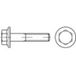 TOOLCRAFT 1067561 Boulons à tête hexagonale M5 30 mm Hexagonal extérieur DIN 6921 Inox A2 200 pièce(s)
