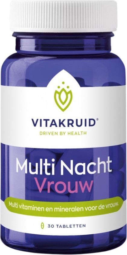 Vitakruid Multi Nacht Vrouw - 30 tabletten