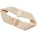 COMMA Ceinture élastique en cuir PU tressé avec boucle décorative femme