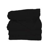 Miracle Home Handdoek Nilo 70 x 140, 100% katoen, zwart