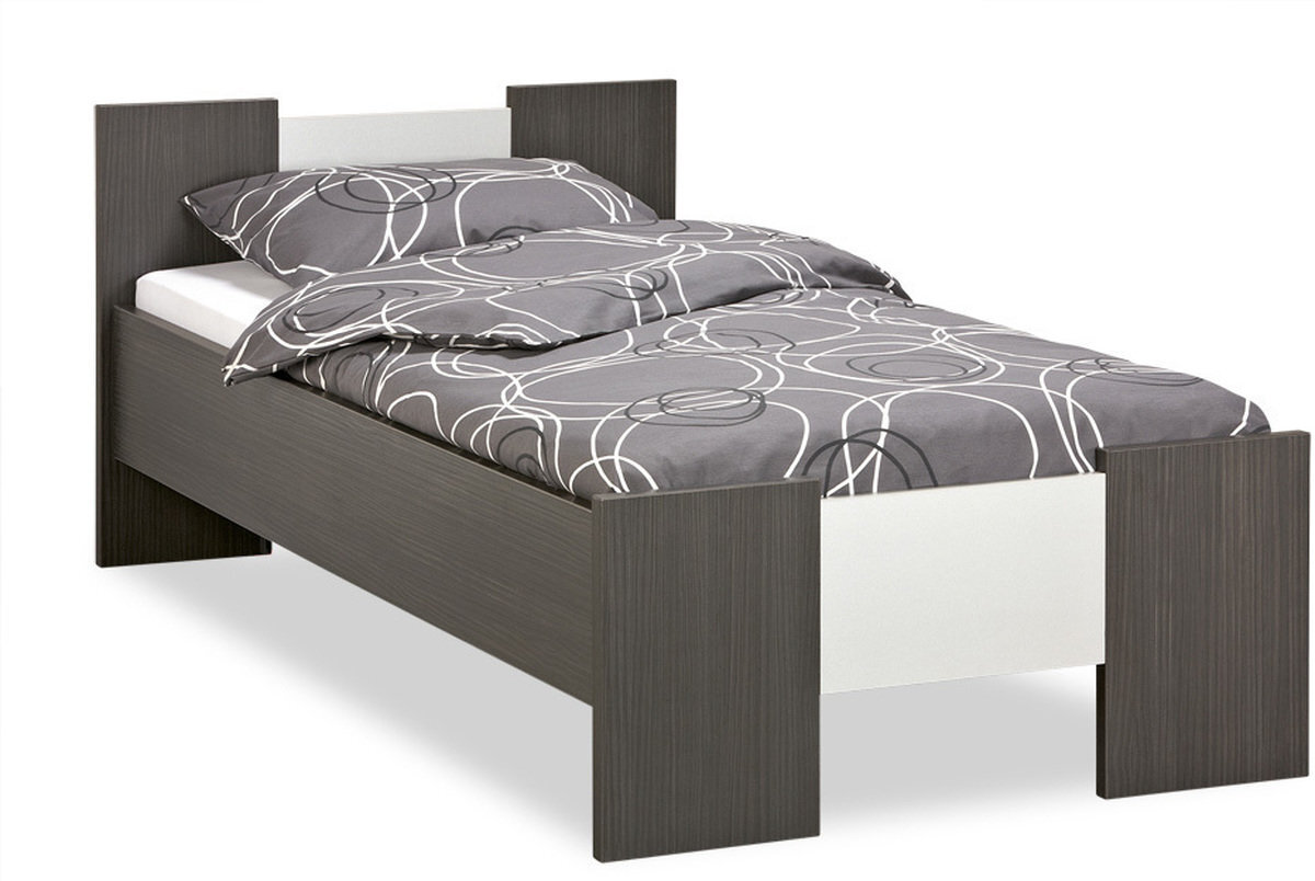 - BeterBed Woody - Bed - antraciet - 90 x 200 cm