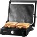 Safecourt Kitchen Tosti apparaat – Paninigrill en Tosti ijzer – Uitneembare PFAS-vrije platen & vaatwasserbestendig – Groot grilloppervlak – Snel warm – Contactgrill - Zwart