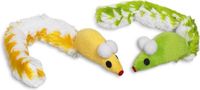 Nobby Pluche Muis met Pluche Staart en Kattenkruid - 17 cm
