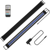 Merkloos / Sans marque Aquarium LED-verlichting, 45W - Lengte 117,5 cm - Kleurverandering mogelijk via afstandsbediening - Dimbaar - IP44 - Timerfunctie, zonsondergang- en zonsopgangfunctie