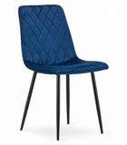 LEOBERT Eetkamerstoel TURIN Donkerblauw