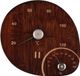 Rento Sauna-thermometer en -hygrometer van donker bamboe