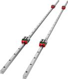 VEVOR Lineaire Rails 15-1500mm 2x Lineaire Geleidingsrail 4x Vierkant Type Lagerblok