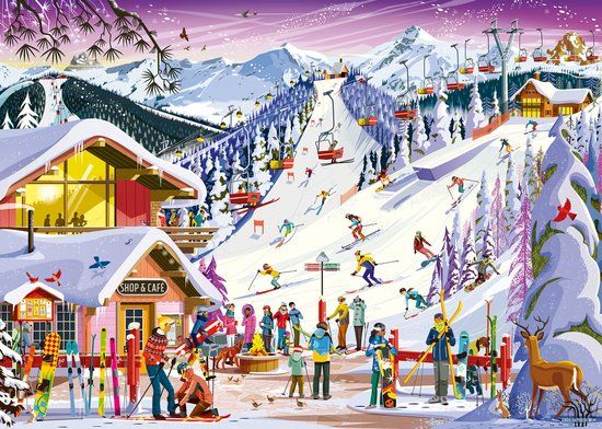 Ravensburger To The Rhythm Of The Slopes - 1,000 pieces.