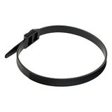 Zenitech - Draadbinders 9 x 260 mm - Verpakking van 25 - Zwart