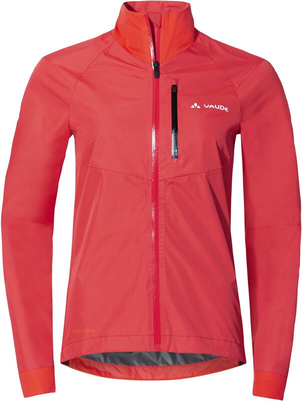 VAUDE Kuro Regenjas Dames - Rood