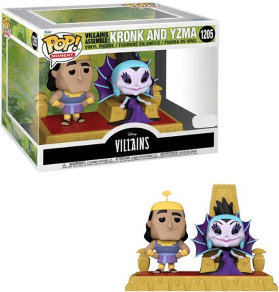 Funko Pop! The Emperor's New Groove - Yzma & Kronk Disney Villains Assemble Deluxe Diorama
