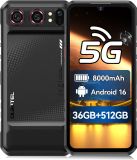 Oukitel WP68 Air Rugged Smartphone 5G - 6.88" 120Hz - 36GB RAM - 512GB ROM - 8000 mAh 45W - Gemini AI - Android 16 - NFC GPS - Zwart