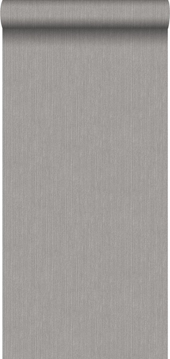 Esta Home behang denim structuur taupe - 148604 - 53 x 1005 cm