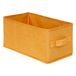 5Five Opbergmand/kastmand - geel - 7 liter - 31 x 15 x 15 cm