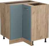 Vicco R-Line Hoekkast – 75.6 cm Blauw-grijs/Goudkleurig Eiken