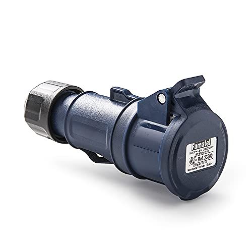 FAMATEL Fitting IP44 - 2P+T - 16A - 220-240V - Blue