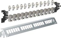 Hager FZ24MM Netwerkpatchpaneel CAT 6A Deels ingericht