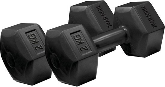 Iron Gym 2 Fixed Hex Dumbbell Gewichten 2 kg