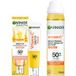 Garnier Vitamin C Brightening SPF50 Mist & Glow Fluid Sun Protection Bundle