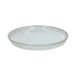 Bord reactieve glazuur, steengoed, grijs, Ø 20,5 cm
