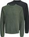 JACK&JONES JJEDOVER KNIT CREW NECK 2PK MP Heren Gebreide truien L