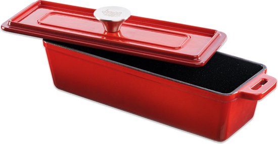 Grand Feu - Geëmailleerde gietijzeren bakvorm - 1,7 l - rood