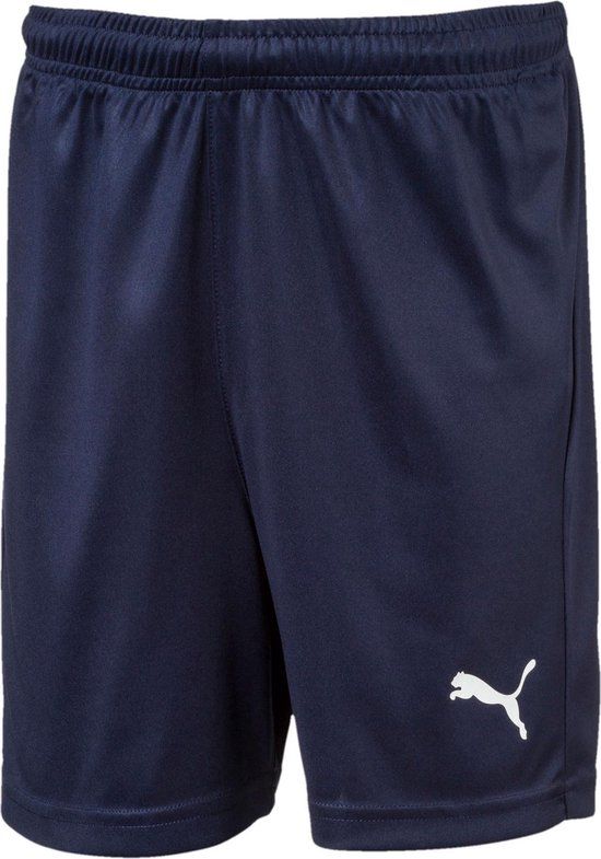 Puma LIGA Core Voetbalbroek Kinderen - Blauw - Maat 140