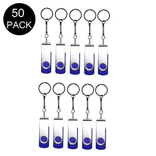 Meiyuexiang 1GB USB 2.0 Flash Drive - Blue - 50 Pack
